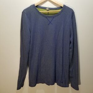 Under Armour All Seasons Gear Women XL Blue Compression Long Sleeve Fitted Shirt